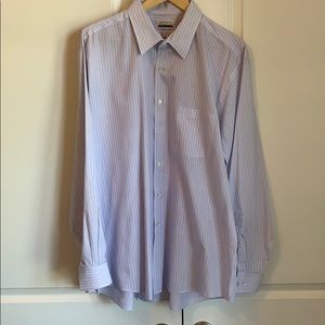 Lavender and purple stripe dress shirt